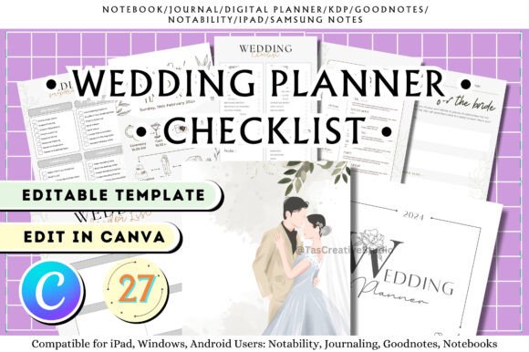Download Wedding Planner Canva Templates - Templates Collection