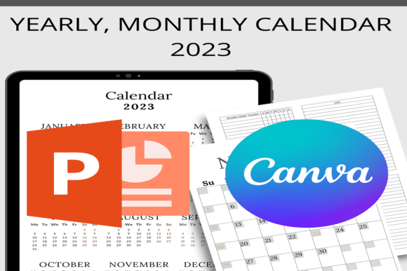 Download Canva 2023 Planner Templates PowerPoint - Templates Collection