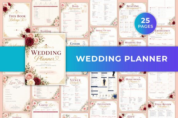 Download Wedding Planner KDP Graphic - Graphic Collection