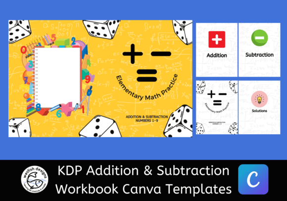Download Math Workbook Cover Canva Templates: Set One - Templates Collection