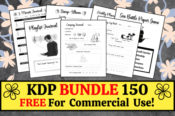 Download KDP Bundle Pack 150 Templates + Extras - Templates Collection