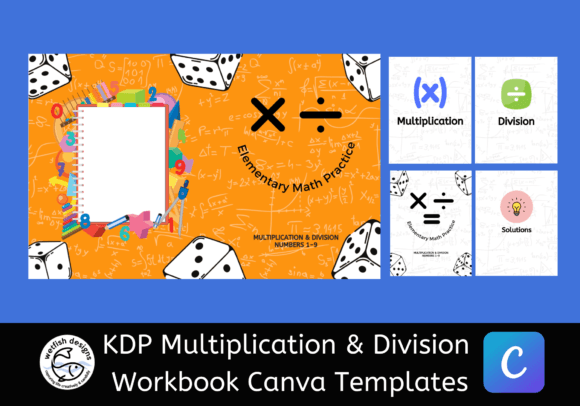 Download Math Workbook Cover Canva Templates: Set Two - Templates Collection