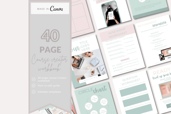 Download Canva Online Course Workbook Templates - Templates Collection