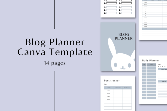 Download Blog Planner | Canva Templates - Templates Collection