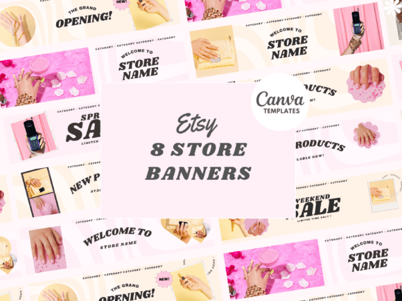 Download Y2K Etsy Shop Banner Templates - Templates Collection