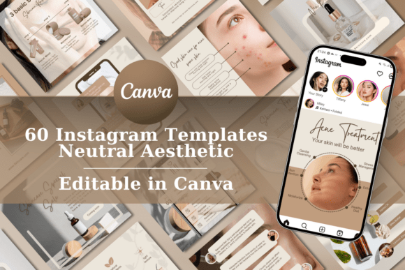 Download Skincare Instagram Canva Templates - Instagram canva templates Collection