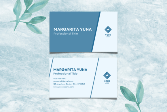 Download Ice Blue Business Card Template - Business Collection
