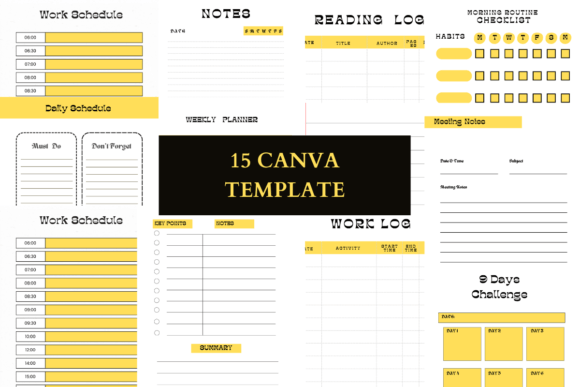 Download Minimalist 15 Editable Canva Templates - Templates Collection