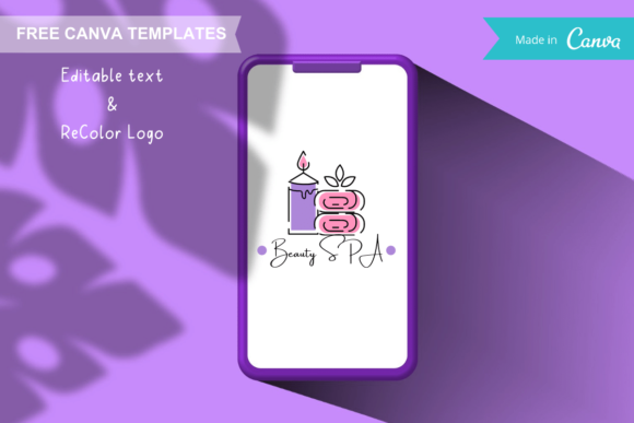 Download Canva Logo Templates - Candles and Towel - Templates Collection