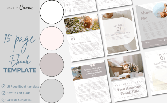 Download Canva Online Course Workbook Templates - Templates Collection