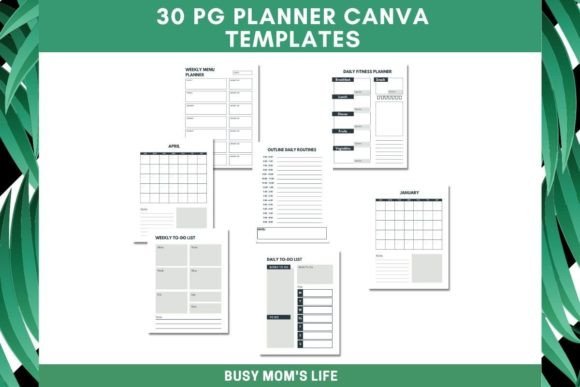 Download Minimalist Planner Canva Templates - Templates Collection