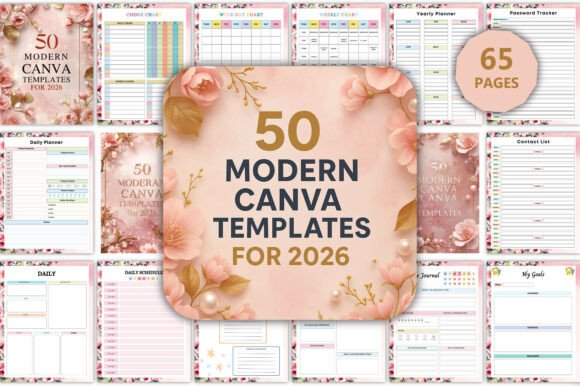 Download 🩵 50 Modern Canva Templates for 2026 - Templates Collection