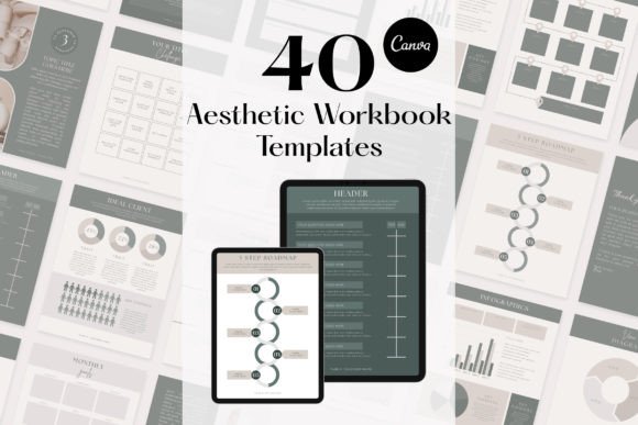 Download Aesthetic Workbook Templates | Canva - Templates Collection